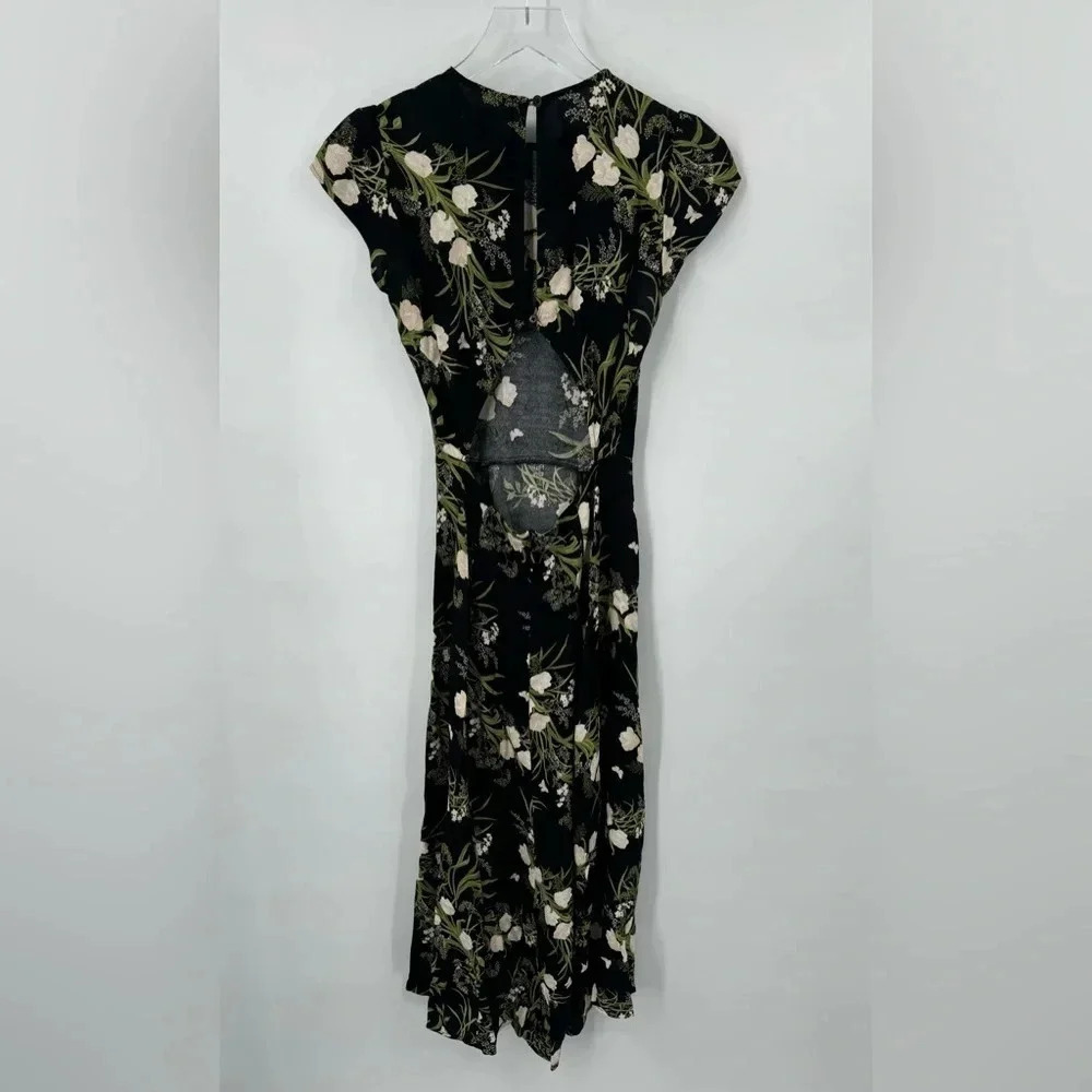 Reformation Gavin Midi in Anastasia Dress Size 0 B1602 - Picture 6 of 7